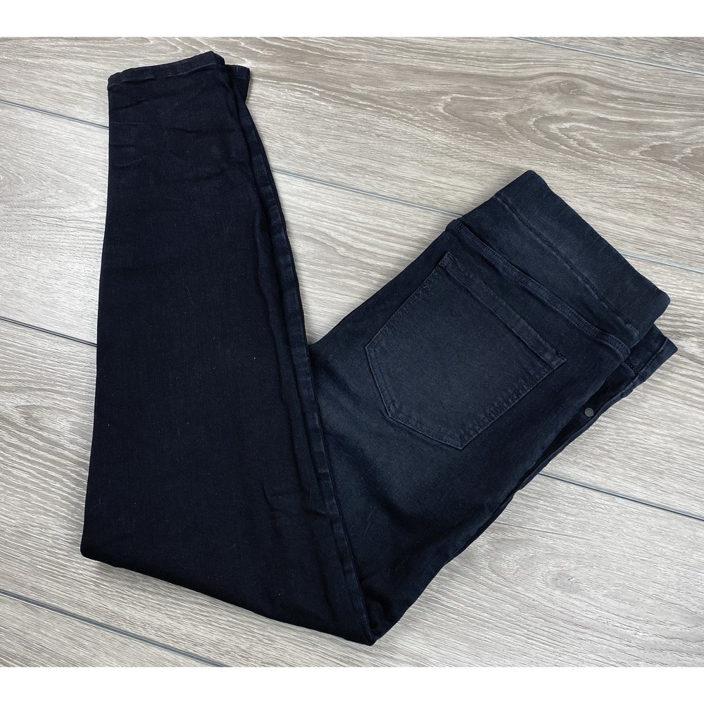 Liverpool Women's Pull On‎ Dark Wash High Rise Jeggings Jeans Black Size 12/31